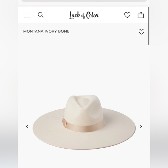 Lack Of Color Accessories - Lack of Color Cream Wide Brimmed Hat